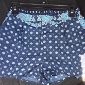 Charlotte Russe loose patterned shorts